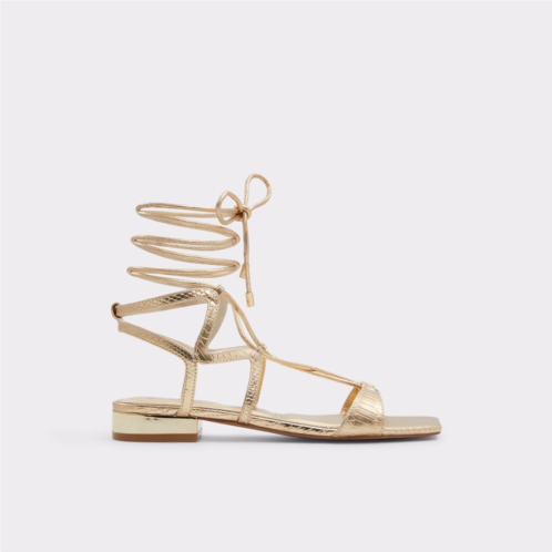 ALDO Breezy Gold Womens Flat Sandals
