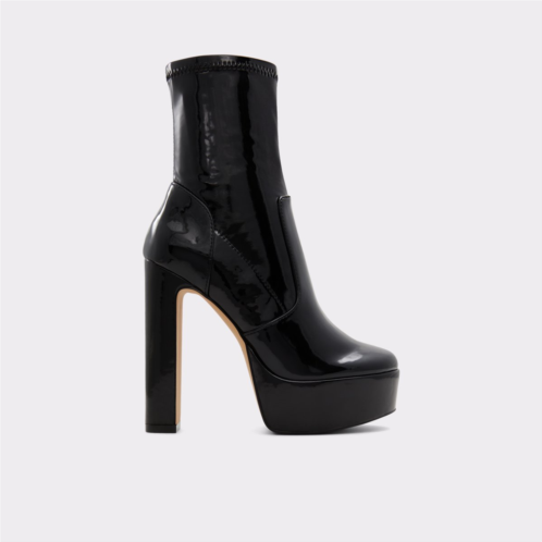 ALDO Brejar Other Black Synthetic Patent Womens Dress boots