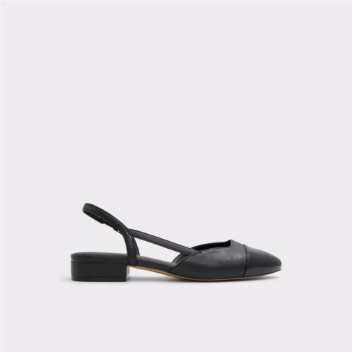 ALDO Clementinne Black Synthetic Smooth Womens Ballet Flats