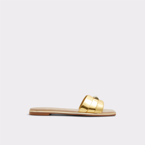ALDO Darine Gold Womens Flat Sandals