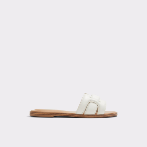 ALDO Elenaa White/Bone Womens Flat Sandals
