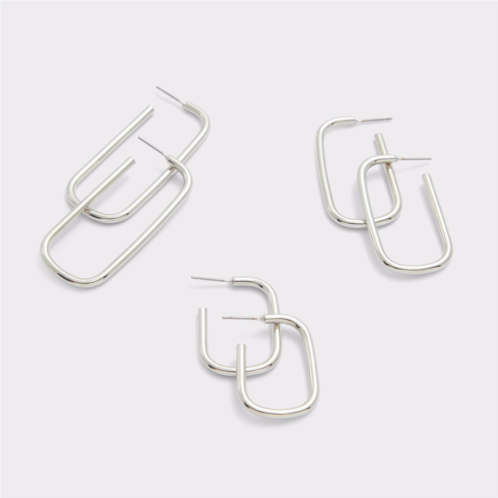 ALDO Galalilin Silver Womens Earrings