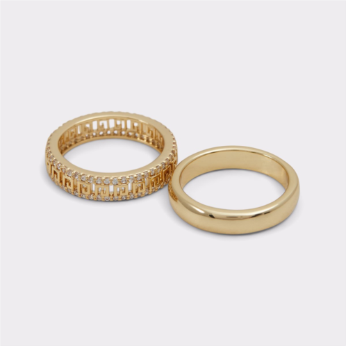 ALDO Galena Gold/Clear Multi Womens Rings