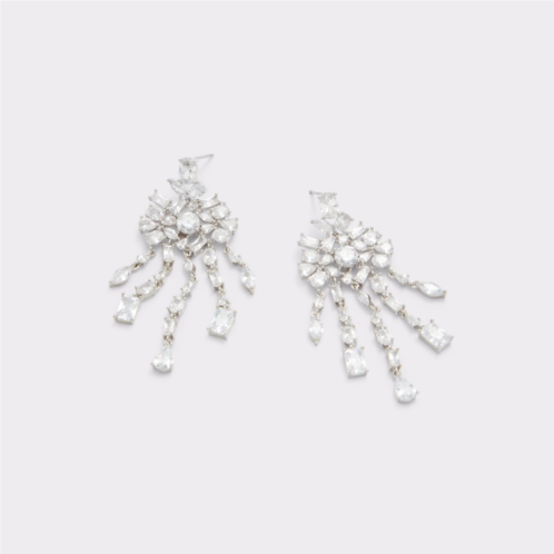 ALDO Javalever Silver/Clear Multi Womens Earrings