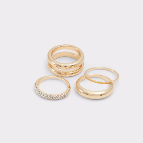 ALDO Kaemeth Gold/Clear Multi Womens Rings