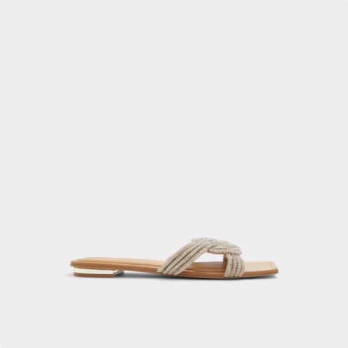 ALDO Karlita Gold Womens Flat Sandals