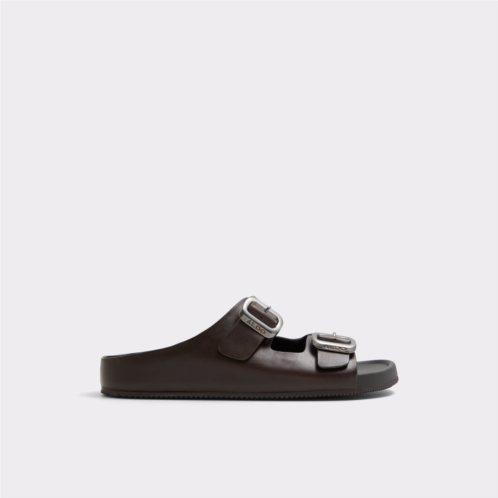 ALDO Kennebunk Dark Brown Mens Sandals & Slides