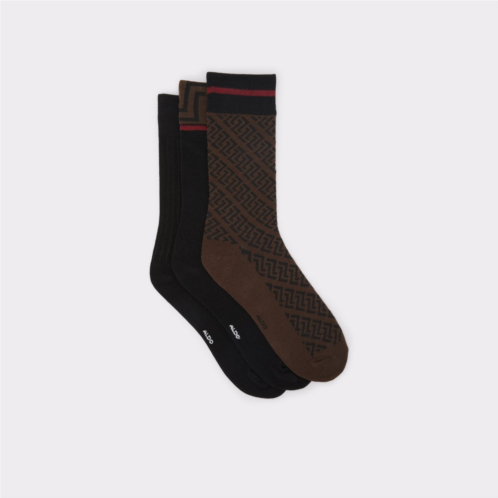 ALDO Lebaillif Dark Brown Mens Socks