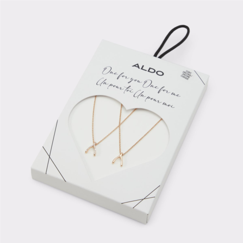 ALDO Makeawish Gold/Clear Multi Womens Necklaces