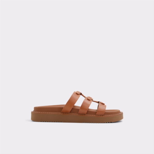 ALDO Mariesoleil Medium Brown Womens Flat Sandals