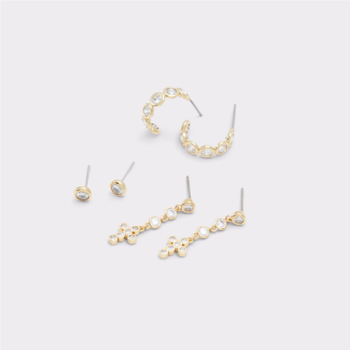 ALDO Maysha Gold/Clear Multi Womens Earrings