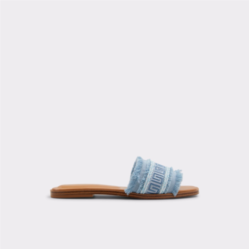 ALDO Nalani Medium Blue Womens Flat Sandals