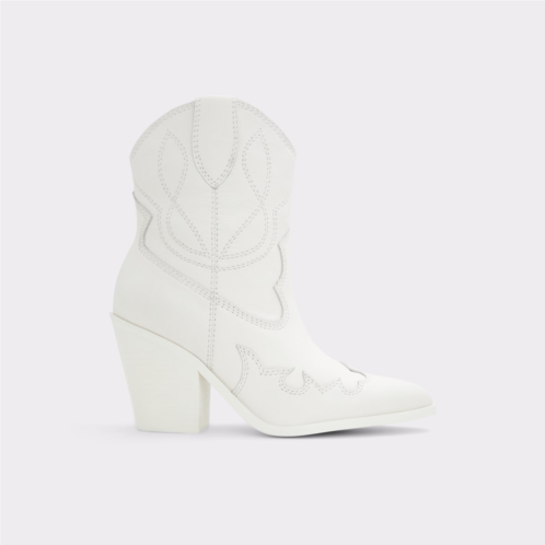 ALDO Nurodeo White Womens Ankle boots