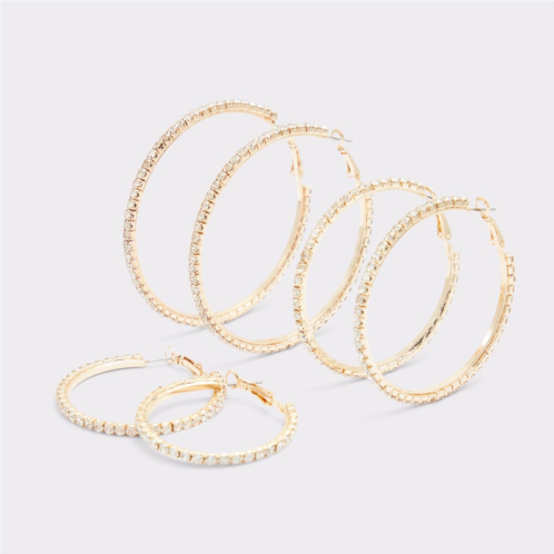 ALDO Ocoma Gold/Clear Multi Womens Earrings