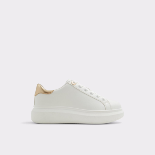 ALDO Reia Other White Synthetic Mixed Material Womens Platform and wedge sneakers