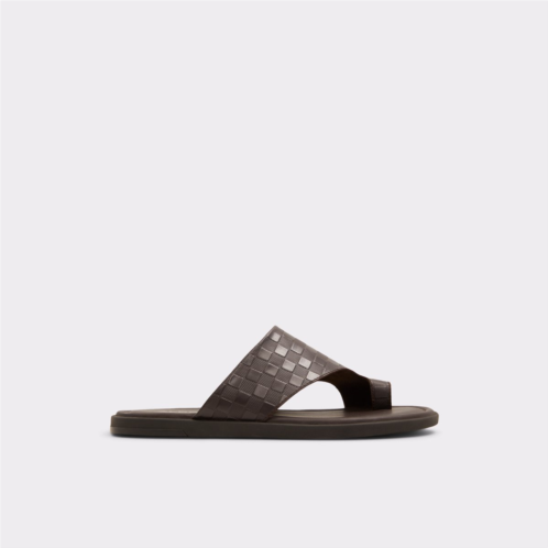 ALDO Seif Dark Brown Mens Sandals & Slides
