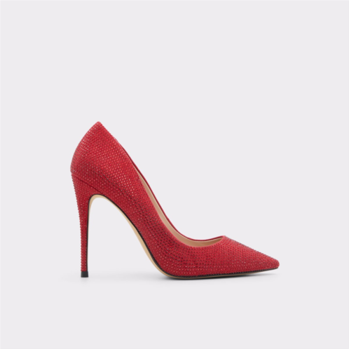 ALDO Stessy_ Other Red Textile Mixed Material Womens Pumps