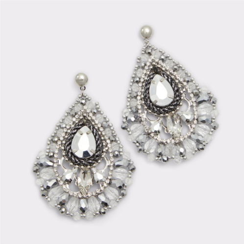 ALDO Toammaa Silver/Clear Multi Womens Earrings