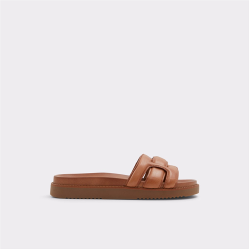ALDO Wylalaendar Medium Brown Womens Flat Sandals