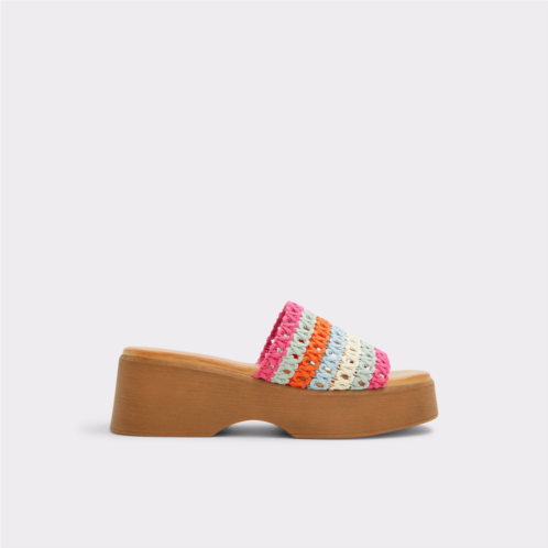 ALDO Yassu Multicolor Womens Platform Sandals