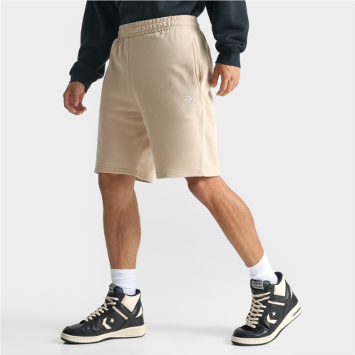 Mens Converse Go-To Embroidered Star Chevron Fleece Shorts