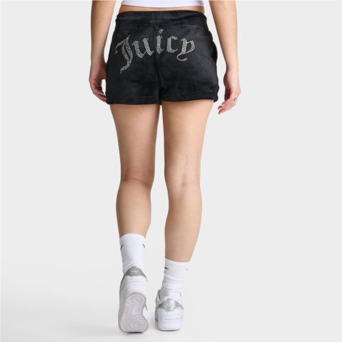 Womens Juicy Couture OG Bling Shorts