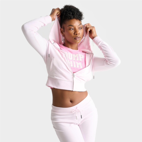 Womens Juicy Couture Classic Heart Hoodie