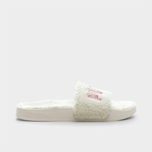 Womens Puma Leadcat 2.0 Sherpa Slide Sandals