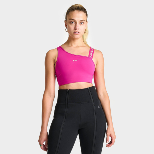 Womens Nike Pro Dri-FIT Swoosh Asymmetrical Medium-Support Sports Bra