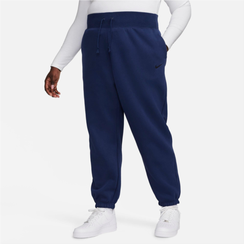 Womens Nike Sportswear Phoenix Fleece Oversized High-Waist Jogger Pants (Plus Size)