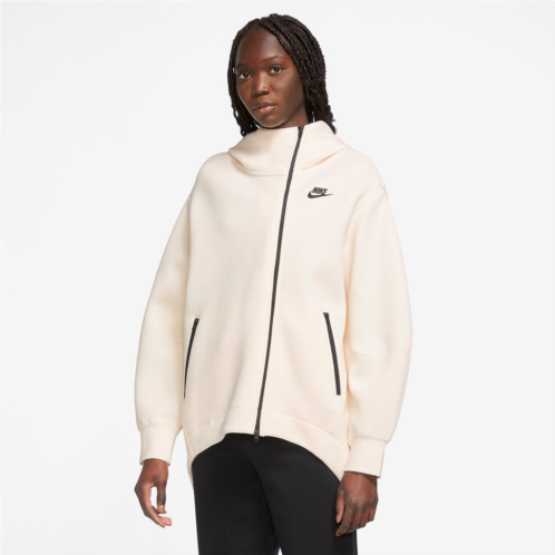 Womens Nike Sportswear Tech Fleece Oversized Cape Full-Zip Hoodie