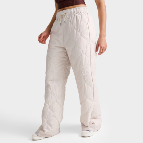 Womens Nike Sportswear Essential High-Waisted Open-Hem Quilted Pants