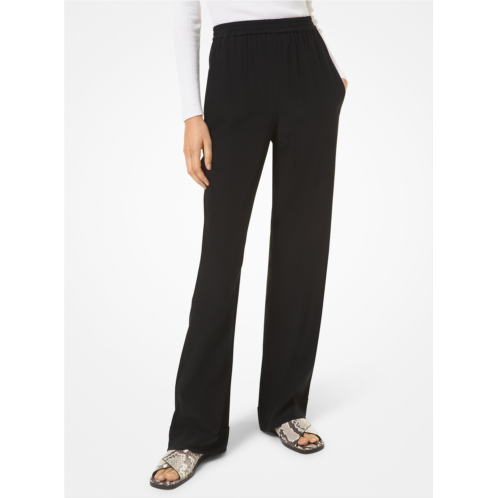 Michaelkors Silk Crepe De Chine Pajama Pants