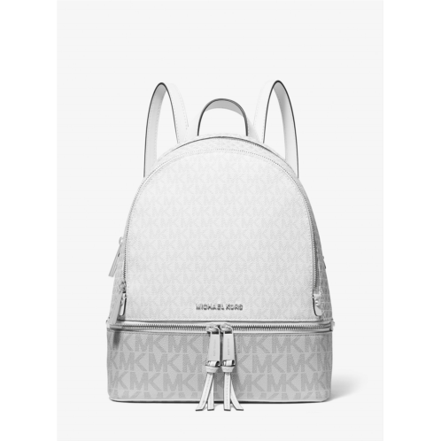 Michaelkors Rhea Medium Color-Block Logo Backpack