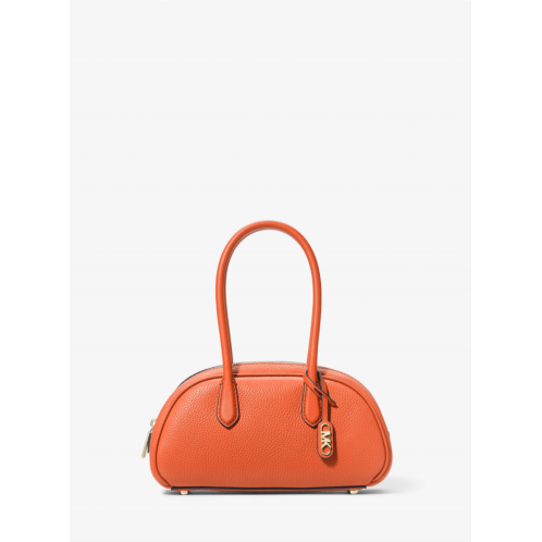 Michaelkors Lulu Small Pebbled Leather Satchel