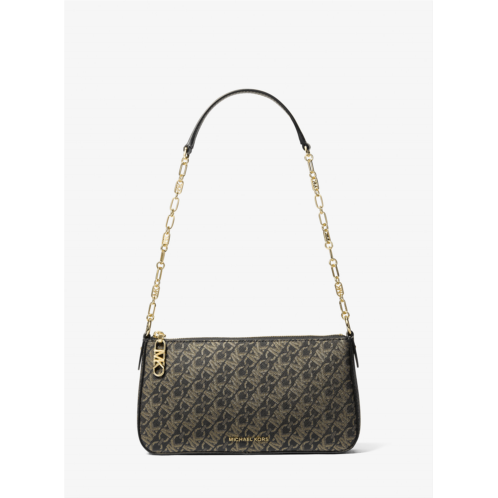 Michaelkors Empire Medium Metallic Chain-Link Pochette