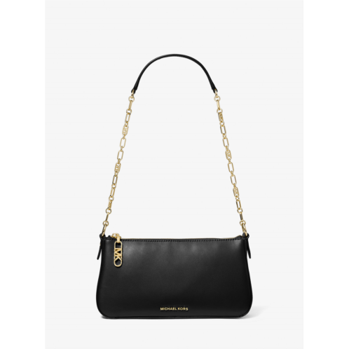 Michaelkors Empire Medium Leather Chain-Link Pochette