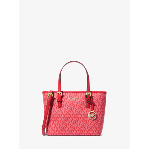 Michaelkors Jet Set Travel Extra-Small Logo Top-Zip Tote Bag