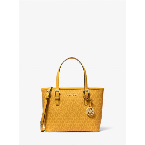 Michaelkors Jet Set Travel Extra-Small Logo Top-Zip Tote Bag