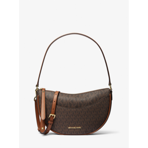 Michaelkors Dover Medium Signature Logo Crossbody Bag