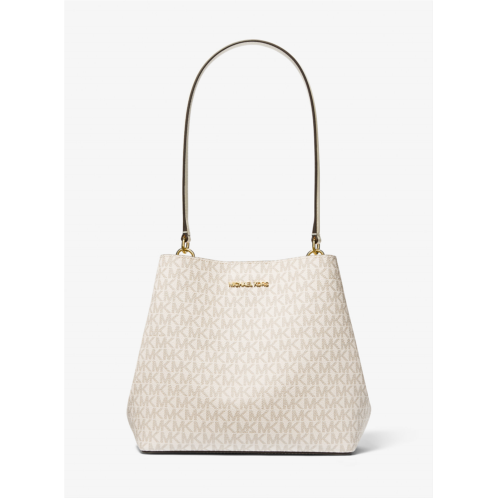 Michaelkors Pratt Medium Signature Logo Shoulder Bag