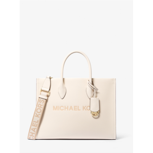 Michaelkors Mirella Medium Pebbled Leather Tote Bag