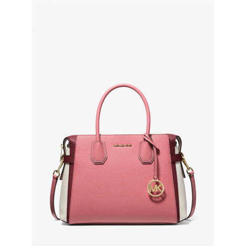 Michaelkors Mercer Medium Color-Block Belted Satchel