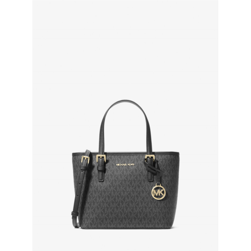 Michaelkors Jet Set Travel Extra-Small Logo Top-Zip Tote Bag