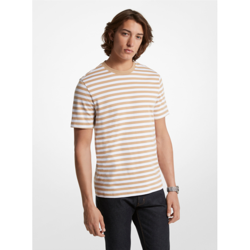 Michaelkors Striped Pima Cotton T-Shirt