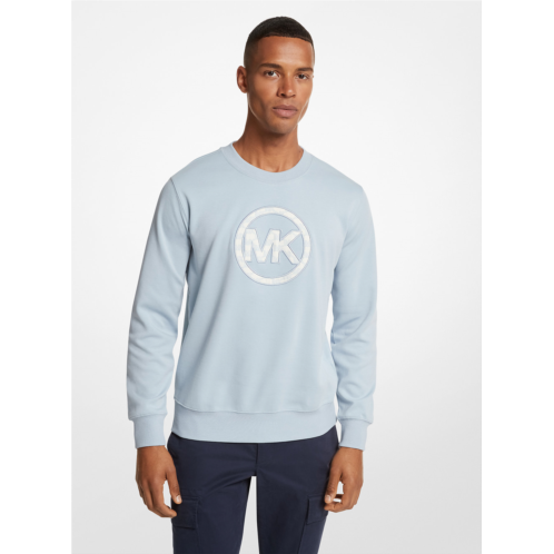 Michaelkors Logo Charm Cotton Blend Sweatshirt