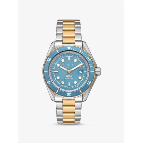 Michaelkors Oversized Maritime Two-Tone Watch