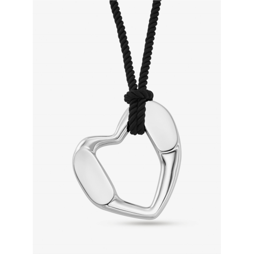 Michaelkors Precious Metal-Plated Brass Heart Necklace