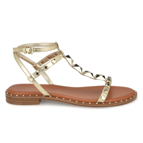 NINEWEST Marcila Studded Ankle Strap Sandals