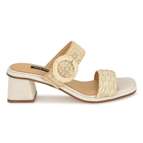 NINEWEST Emerey Woven Slide Sandals